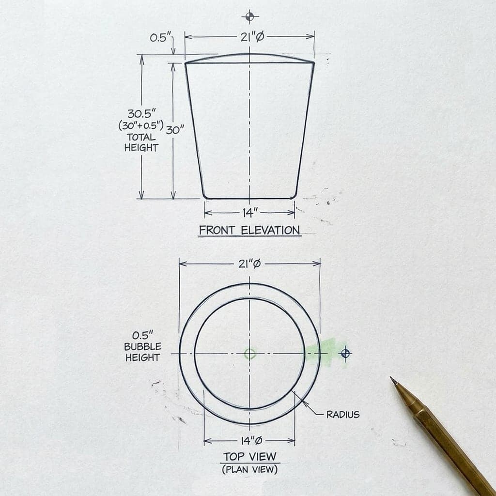 Blueprints for a stool