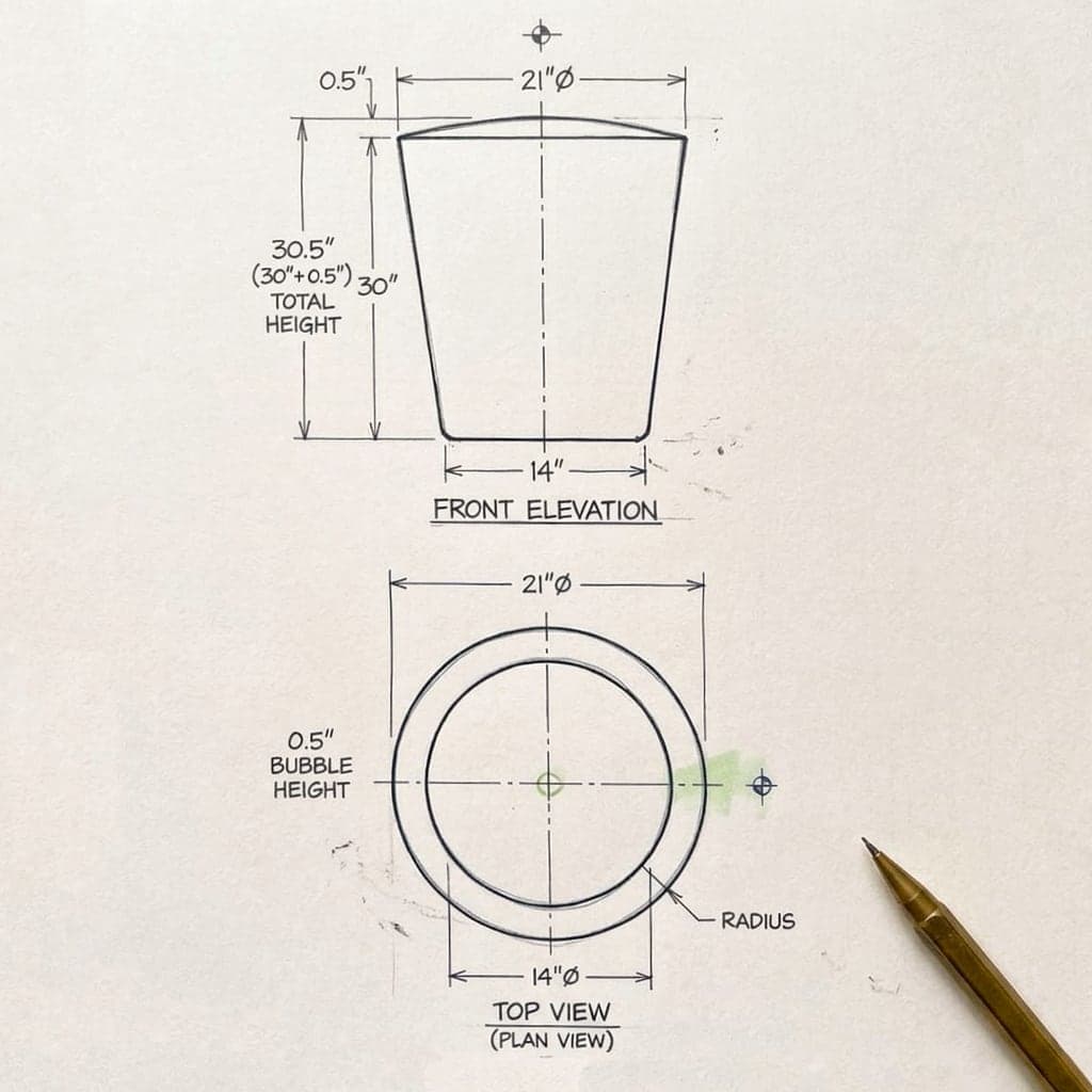 Blueprints for a stool